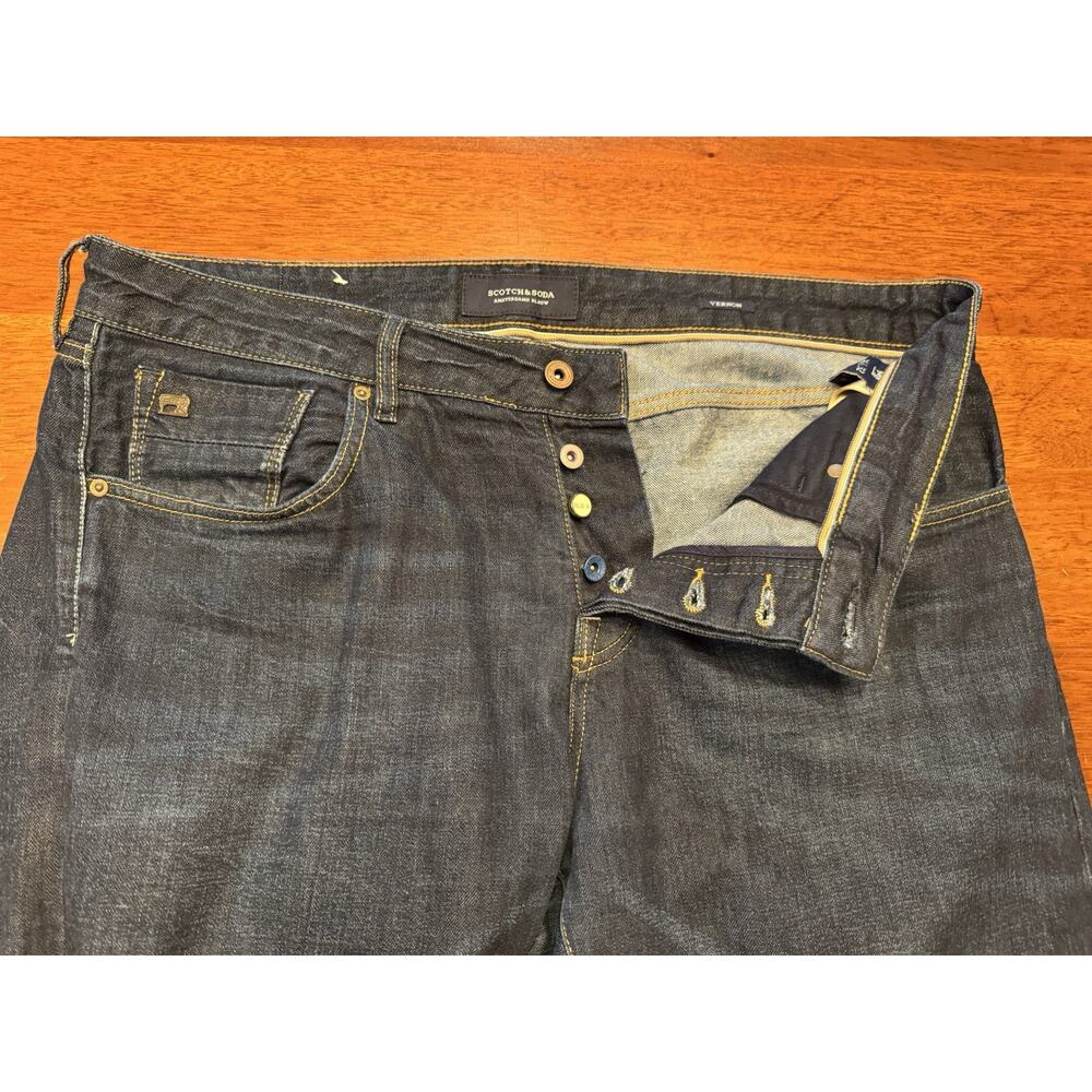 Scotch & Soda Dark Gray Straight Jeans